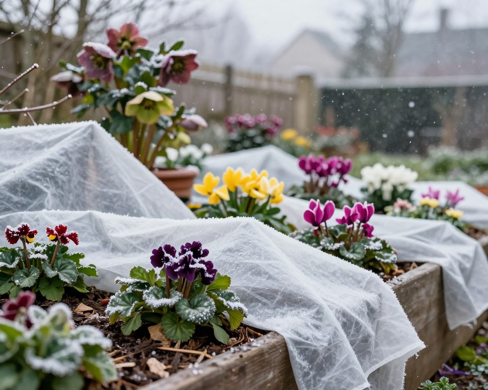 Winterschutz für Hochbeetpflanzen
