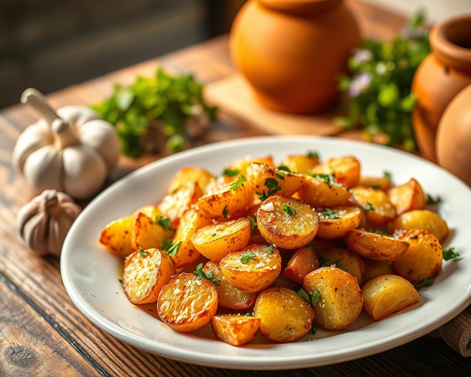 Knoblauchkartoffeln wie beim Griechen – Einfaches Rezept