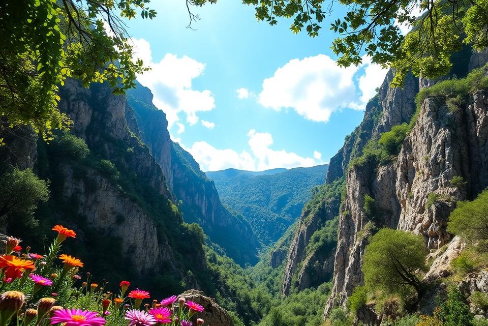 Erleben Sie die Schönheit der Kourtaliotiko Schlucht