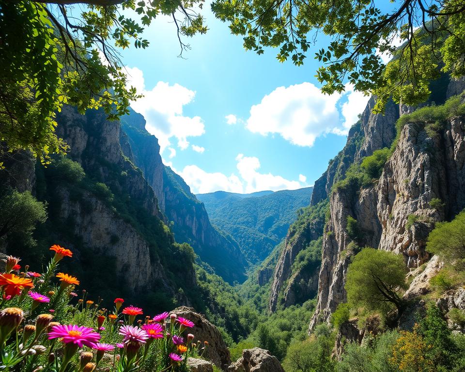Erleben Sie die Schönheit der Kourtaliotiko Schlucht